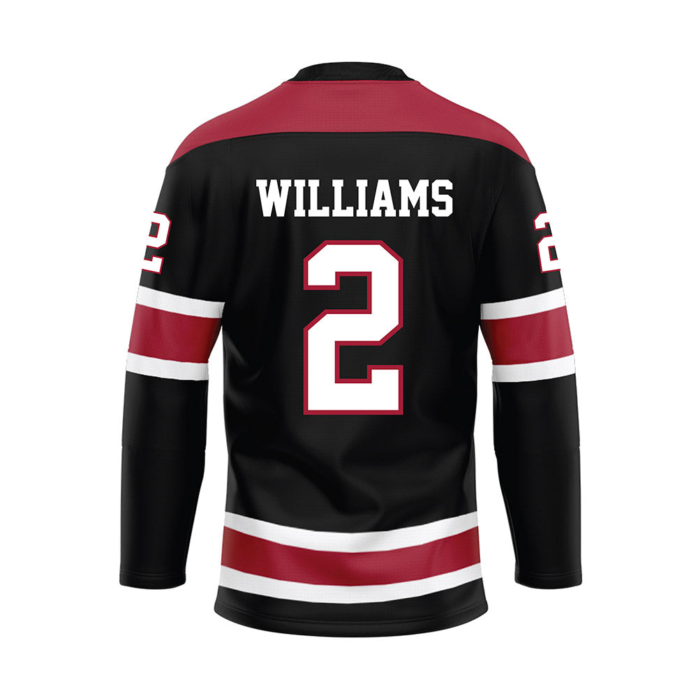 Alabama - NCAA Football : Ryan Williams - Black Hockey Jersey
