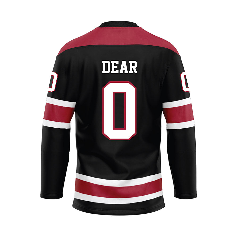 Alabama - NCAA Football : AK Dear - Black Hockey Jersey-1
