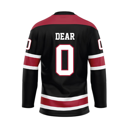 Alabama - NCAA Football : AK Dear - Black Hockey Jersey-1