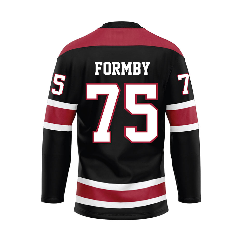 Alabama - NCAA Football : Wilkin Formby - Black Hockey Jersey