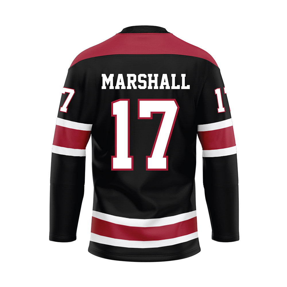 Alabama - Football Alumni : Trezmen Marshall - Black Hockey Jersey
