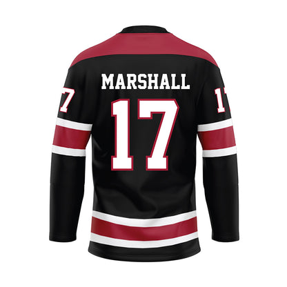 Alabama - Football Alumni : Trezmen Marshall - Black Hockey Jersey