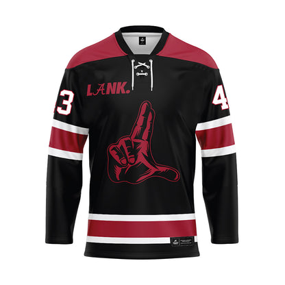 Alabama - NCAA Football : Jayshawn Ross - Black Hockey Jersey