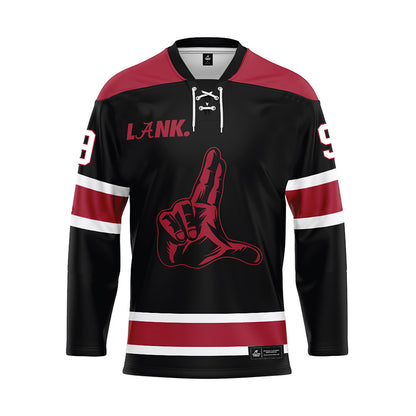 Alabama - NCAA Football : Richard Young - Black Hockey Jersey