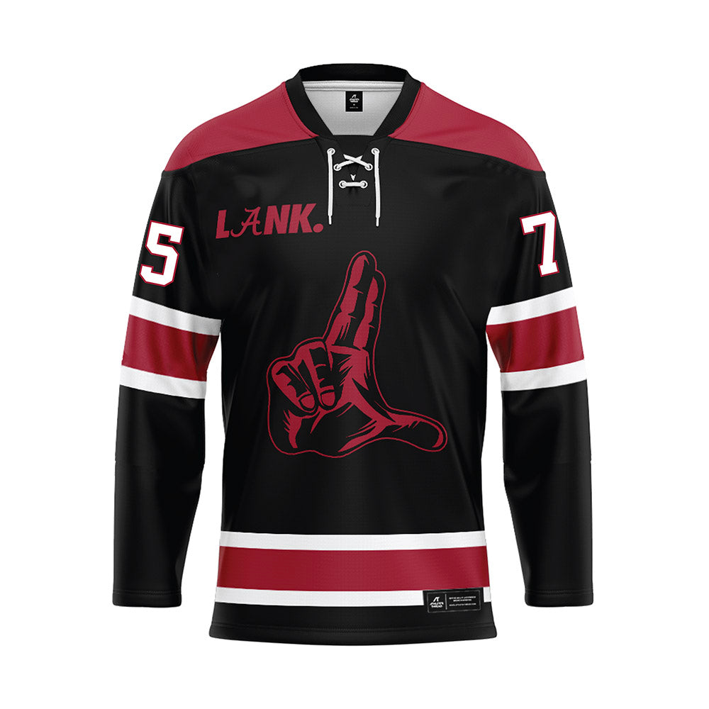 Alabama - NCAA Football : Wilkin Formby - Black Hockey Jersey