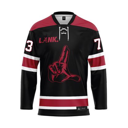 Alabama - NCAA Football : Olaus Alinen - Black Hockey Jersey