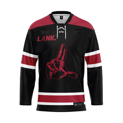 Alabama - NCAA Football : Kalen DeBoer - Black Hockey Jersey