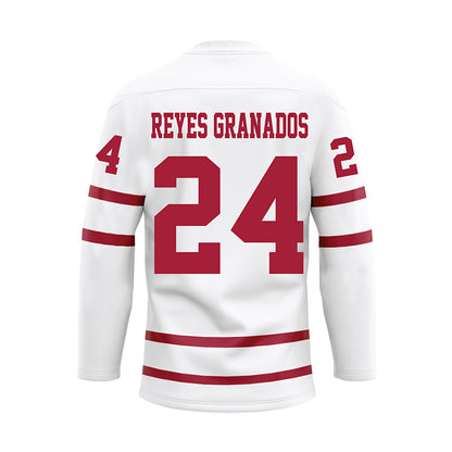 Alabama - Football Alumni : Marlon Reyes Granados - White Hockey Jersey