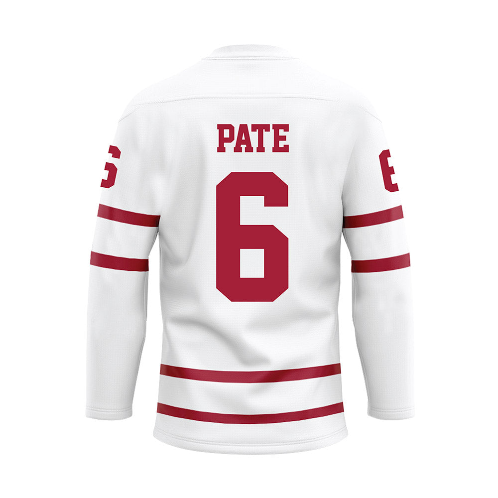 Alabama - NCAA Softball : Kinley Pate - White Hockey Jersey