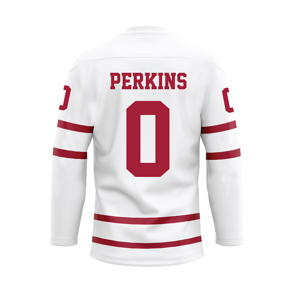 Alabama - NCAA Cheerleading : Aaliyah Perkins - White Hockey Jersey