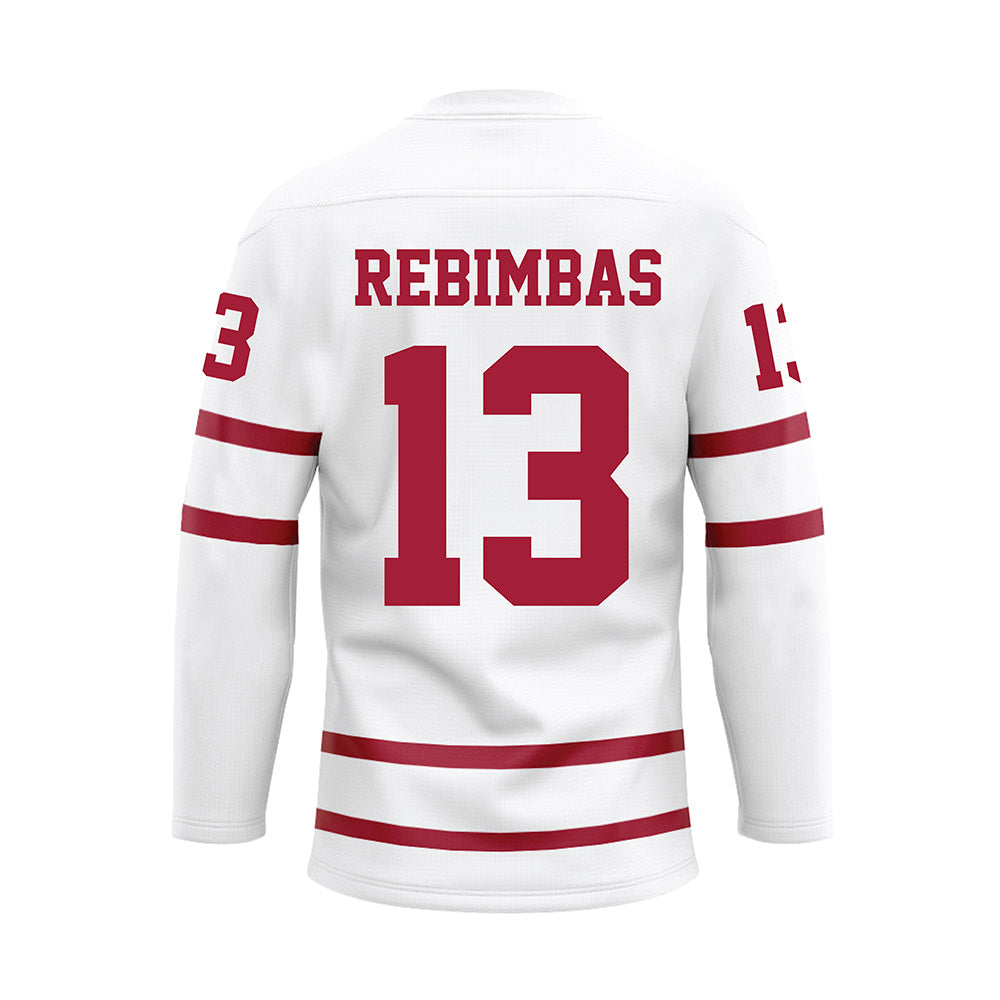 Alabama - NCAA Women's Soccer : Melina Rebimbas - White Hockey Jersey