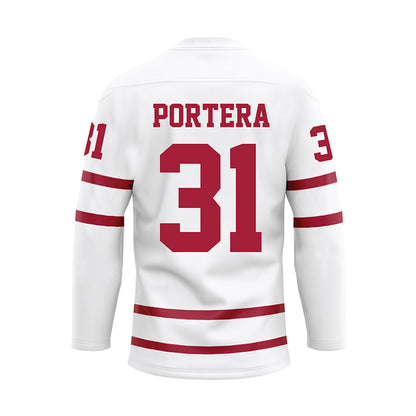 Alabama - NCAA Baseball : Will Portera - White Hockey Jersey