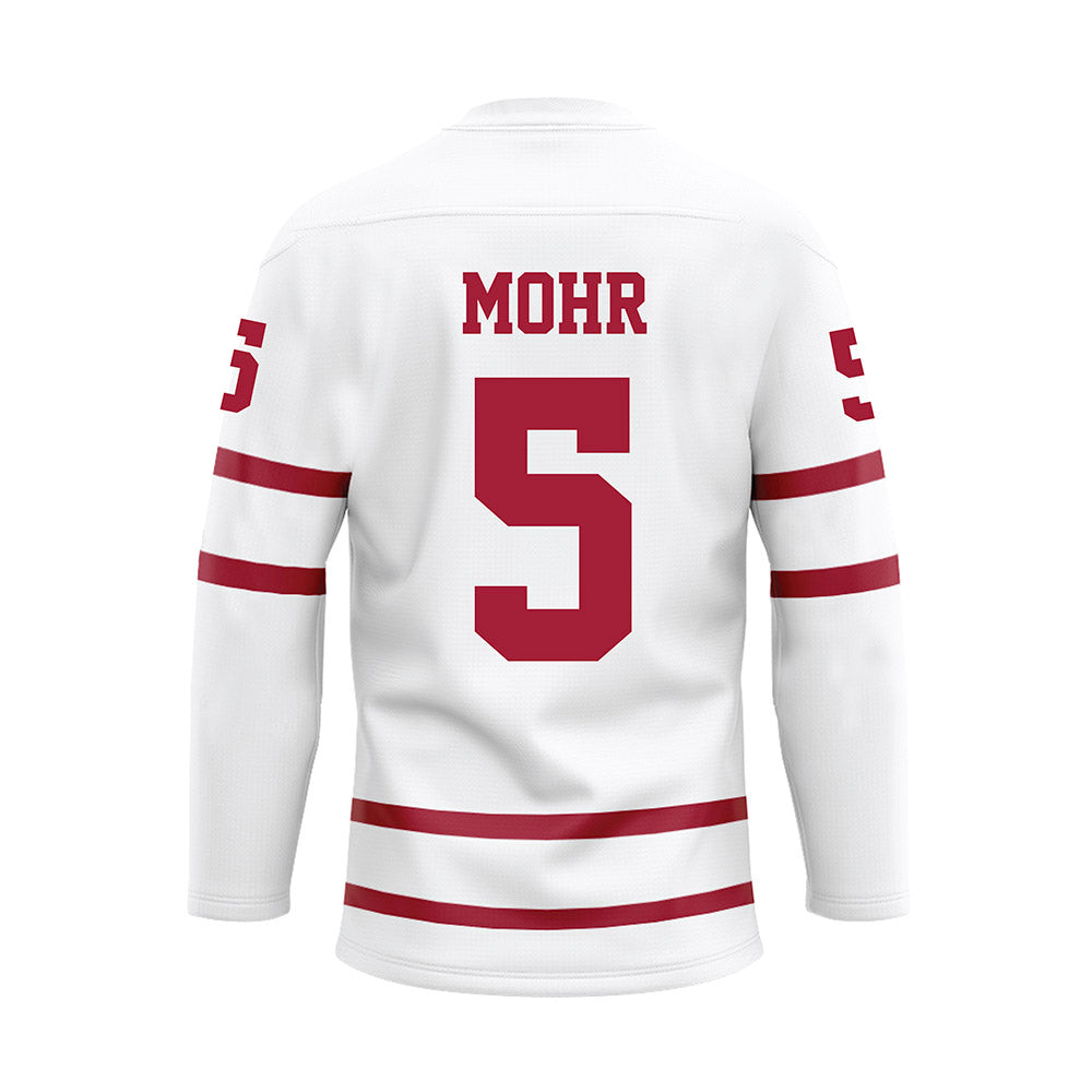 Alabama - Football Alumni : Chris Mohr - White Hockey Jersey