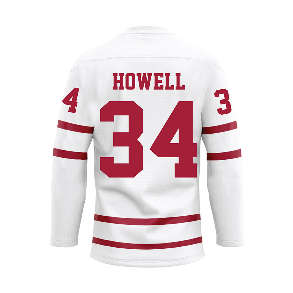 Alabama - Football Alumni : Ben Howell - White Hockey Jersey