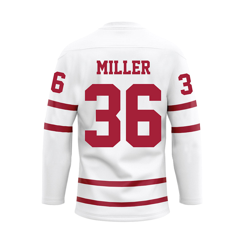 Alabama - Football Alumni : Marc Miller - White Hockey Jersey