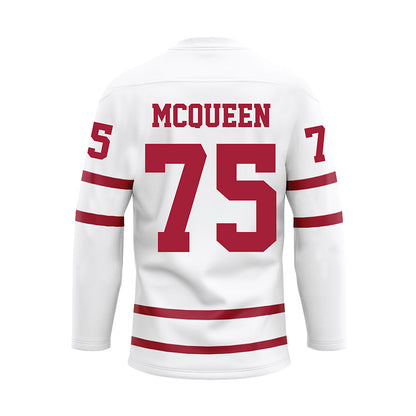 Alabama - Football Alumni : Mike McQueen - White Hockey Jersey