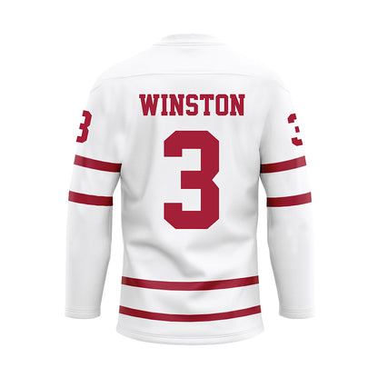 Alabama - Mens Basketball Alumni : Kennedy Winston - White Hockey Jersey