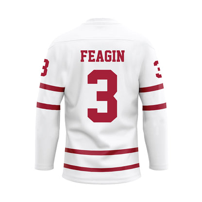 Alabama - Football Alumni : Michael Feagin - White Hockey Jersey