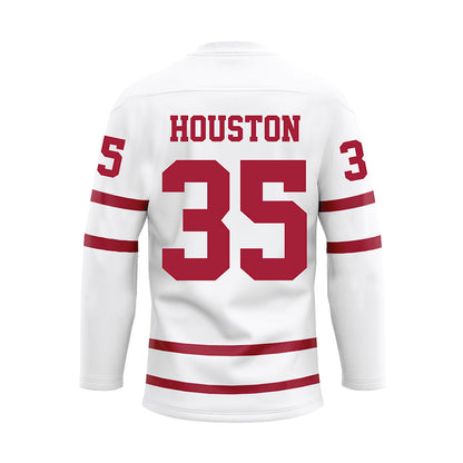 Alabama - Football Alumni : Martin Houston - White Hockey Jersey