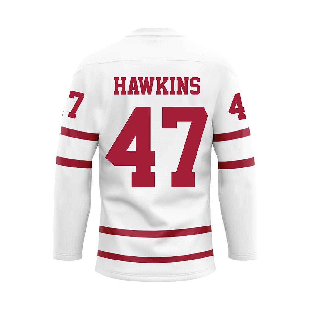 Alabama - NCAA Softball : Salen Hawkins - White Hockey Jersey