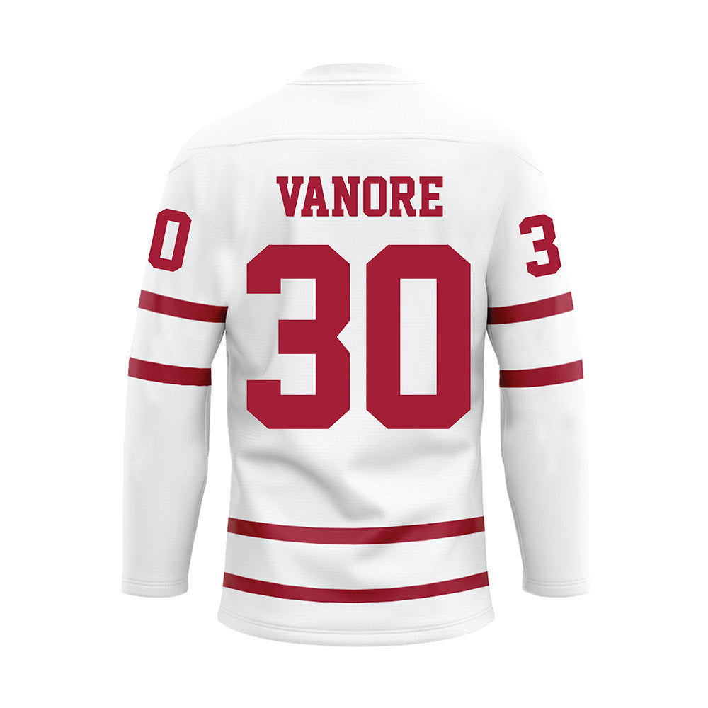 Alabama - NCAA Women's Soccer : Maria Vanore - White Hockey Jersey