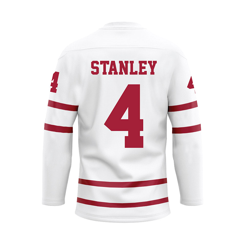 Alabama - Football Alumni : Steve Stanley - White Hockey Jersey