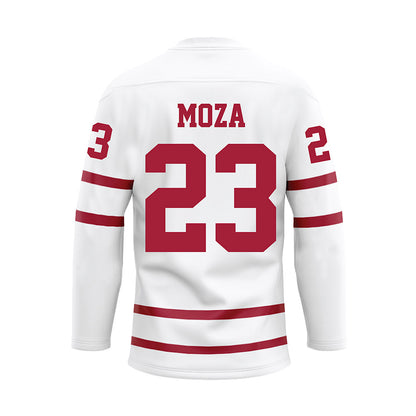 Alabama - NCAA Baseball : Aidan Moza - White Hockey Jersey