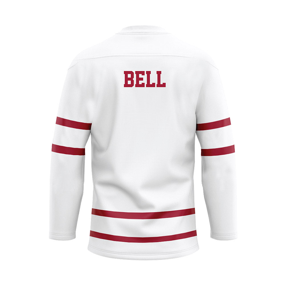 Alabama - NCAA Men's Swimming & Diving : Drayden Bell - White Hockey Jersey-1