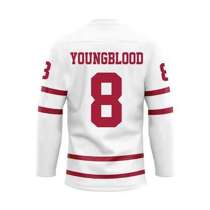 Alabama - NCAA Men's Basketball : Chris Youngblood - White Hockey Jersey