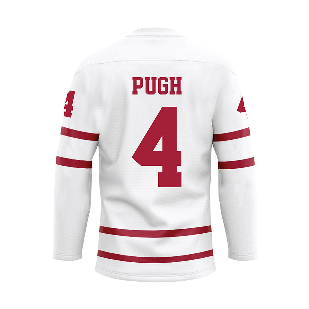 Alabama - Football Alumni : Keith Pugh - White Hockey Jersey