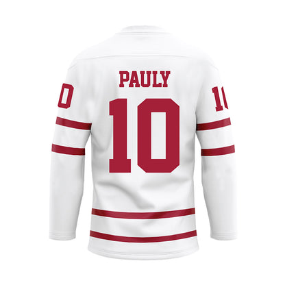 Alabama - Womens Volleyball Alumni : Amy Pauly - White Hockey Jersey