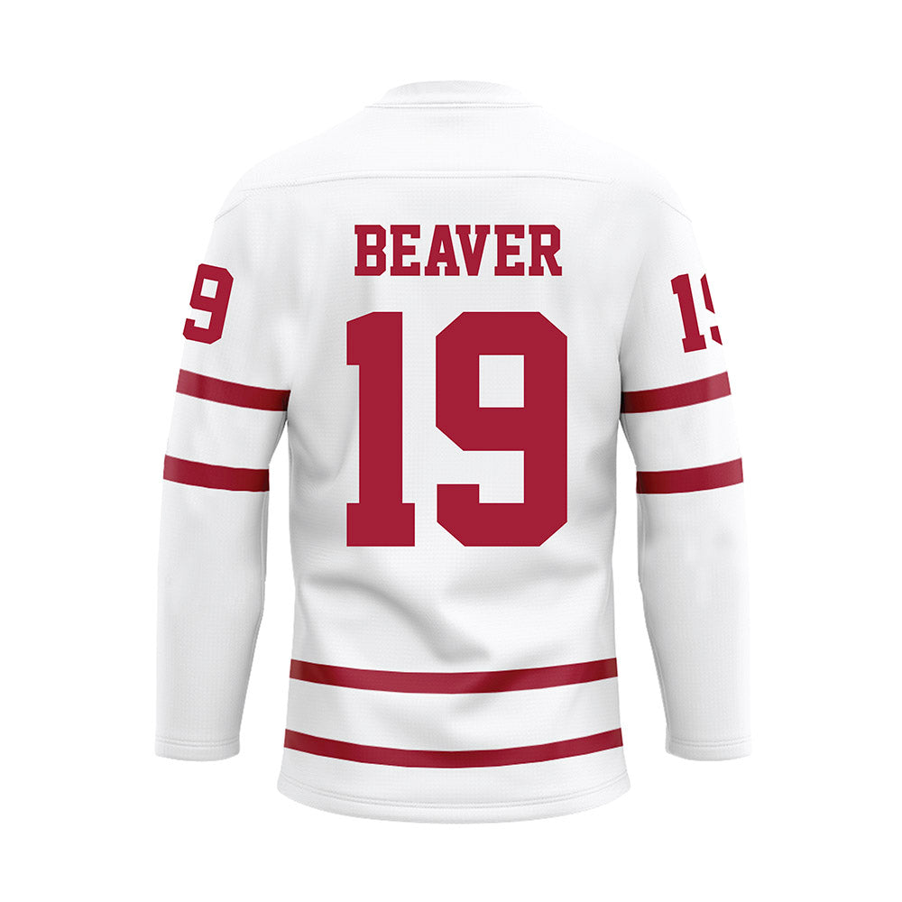 Alabama - Softball Alumni : Kayla Beaver - White Hockey Jersey