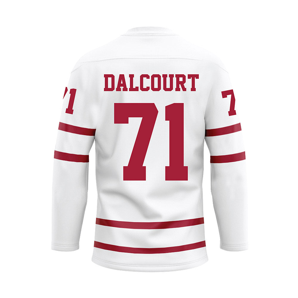 Alabama - Football Alumni : Darrian Dalcourt - White Hockey Jersey