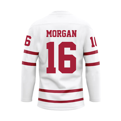 Alabama - NCAA Football : Red Morgan - White Hockey Jersey