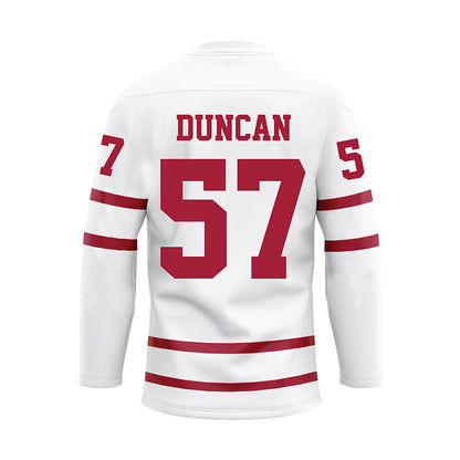 Alabama - Football Alumni : Conley Duncan - White Hockey Jersey