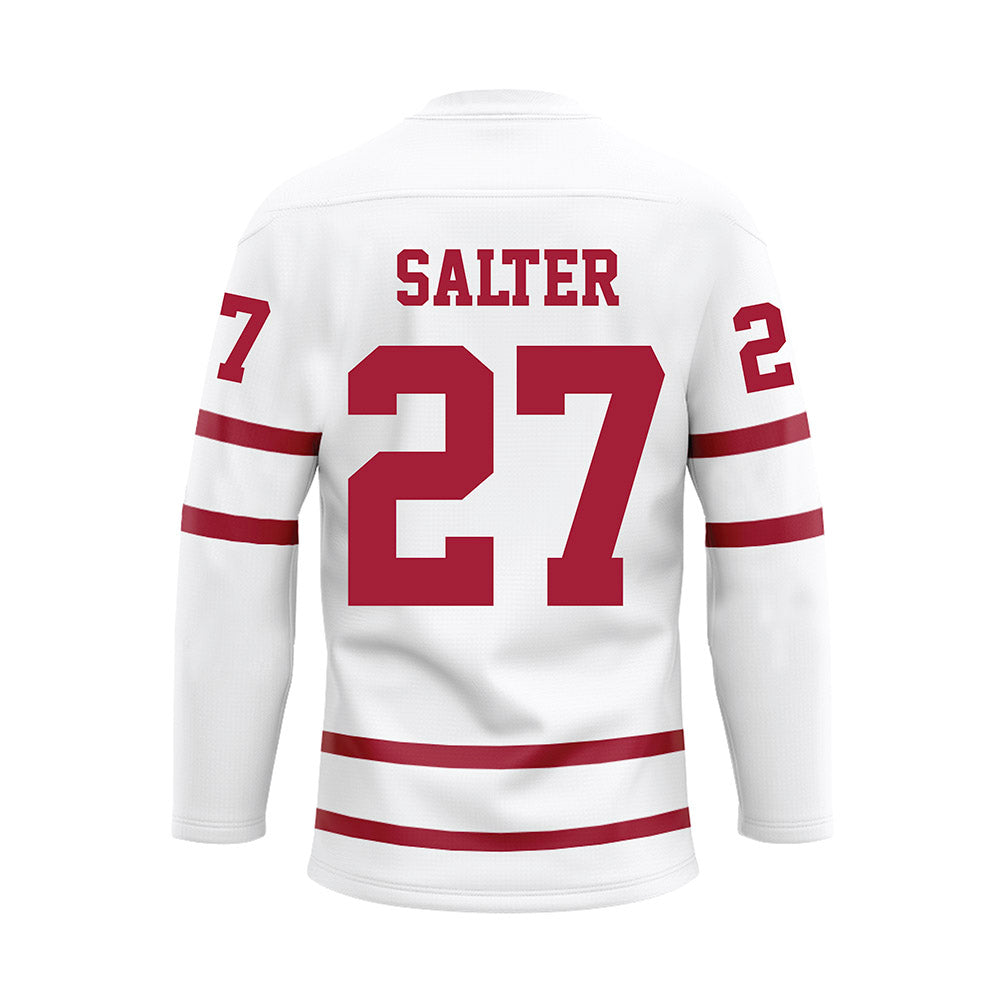 Alabama - Softball Alumni : Alex Salter - White Hockey Jersey