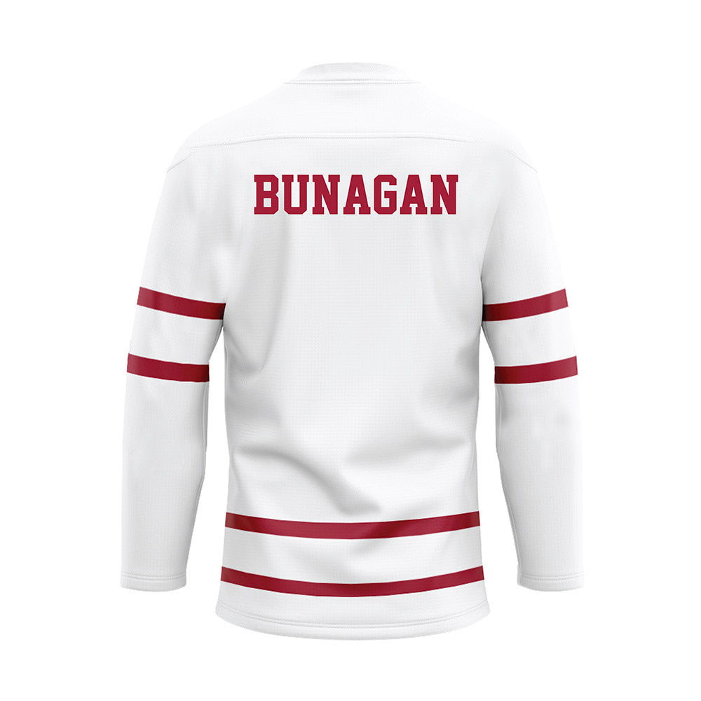 Alabama - NCAA Women's Gymnastics : Corine Bunagan - White Hockey Jersey