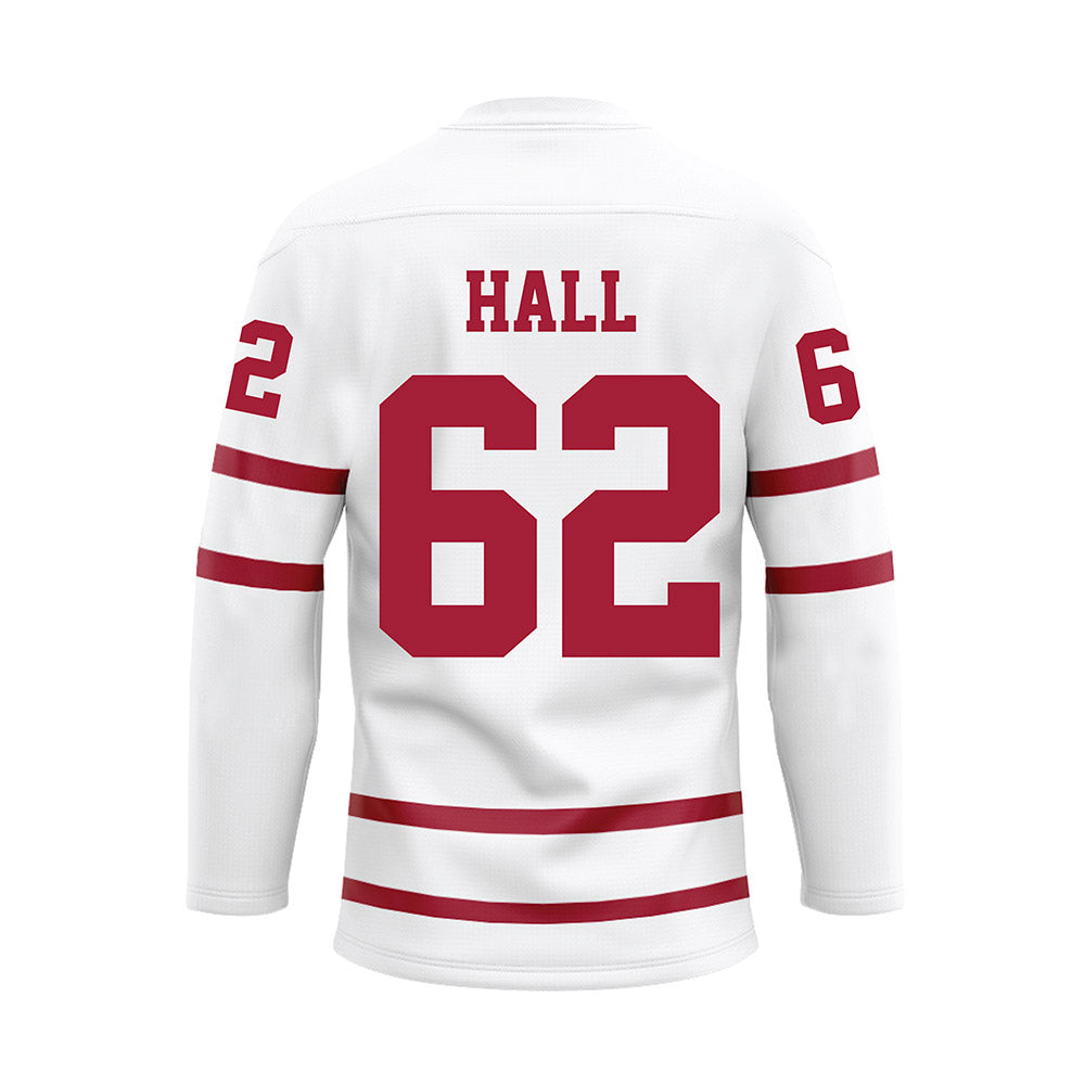 Alabama - Football Alumni : Randy Hall - White Hockey Jersey