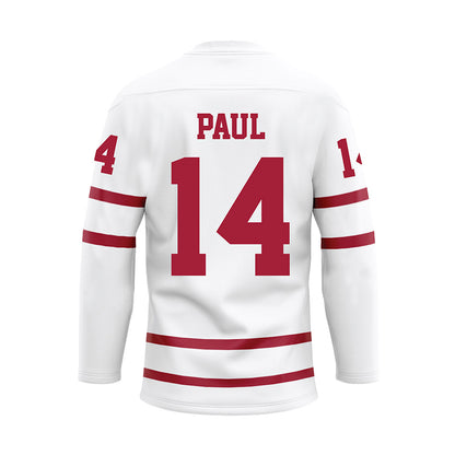 Alabama - NCAA Women's Soccer : Gianna Paul - White Hockey Jersey