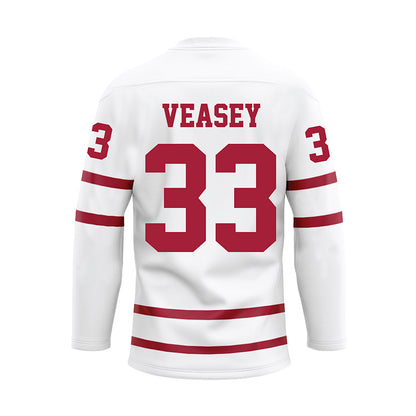 Alabama - NCAA Baseball : Ariston Veasey - White Hockey Jersey