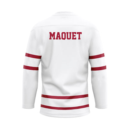 Alabama - NCAA Women's Tennis : Margaux Maquet - White Hockey Jersey