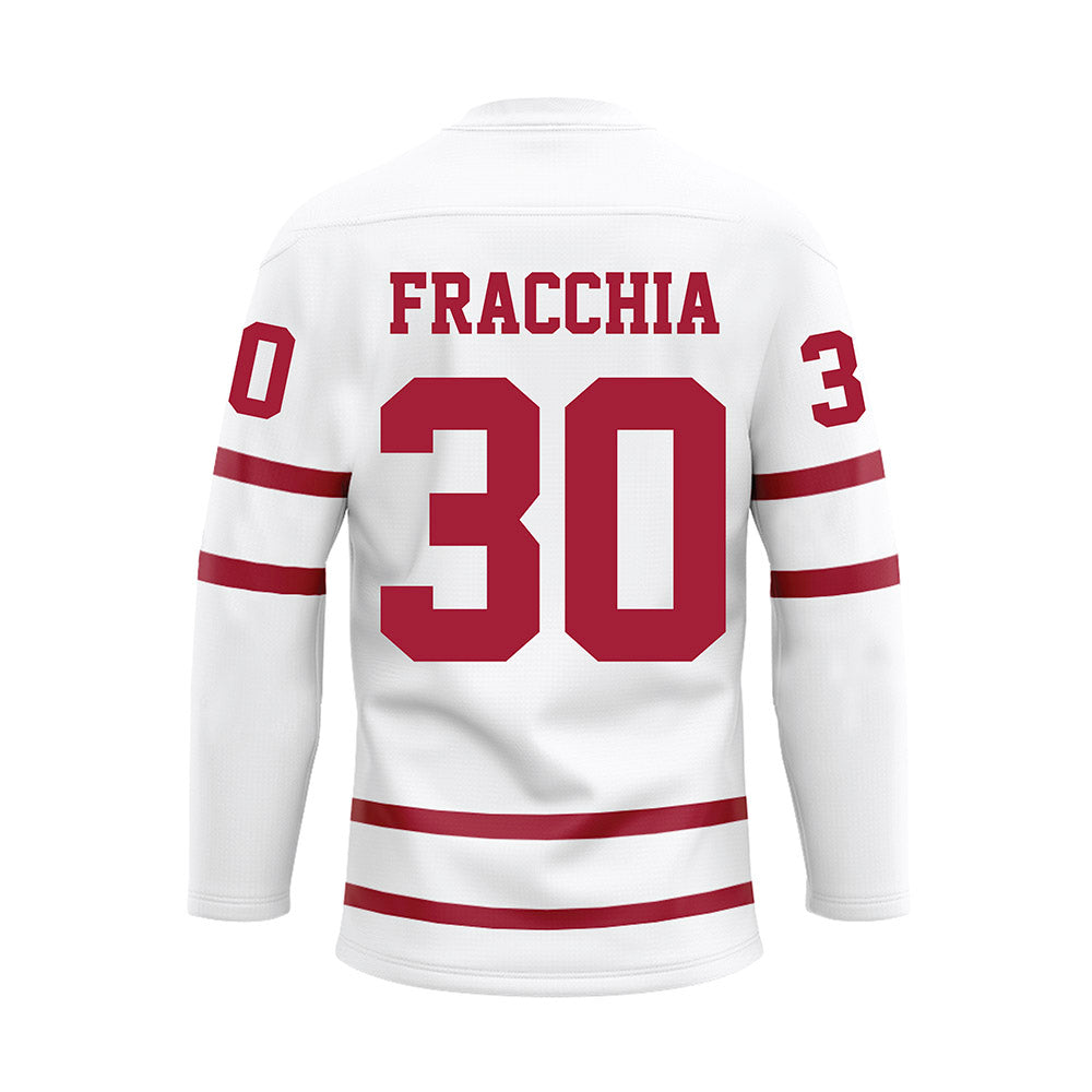 Alabama - Football Alumni : Mike Fracchia - White Hockey Jersey