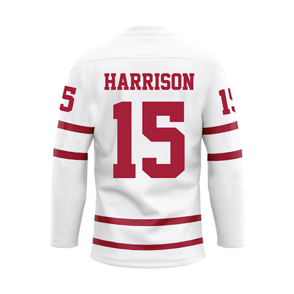 Alabama - Football Alumni : Ronnie Harrison - White Hockey Jersey