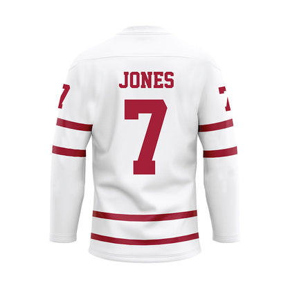 Alabama - NCAA Football : Dashawn Jones - White Hockey Jersey