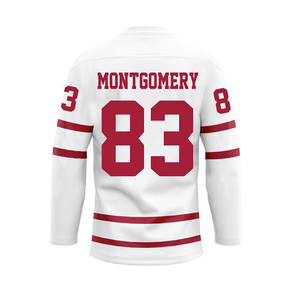 Alabama - Football Alumni : Robert Montgomery - White Hockey Jersey