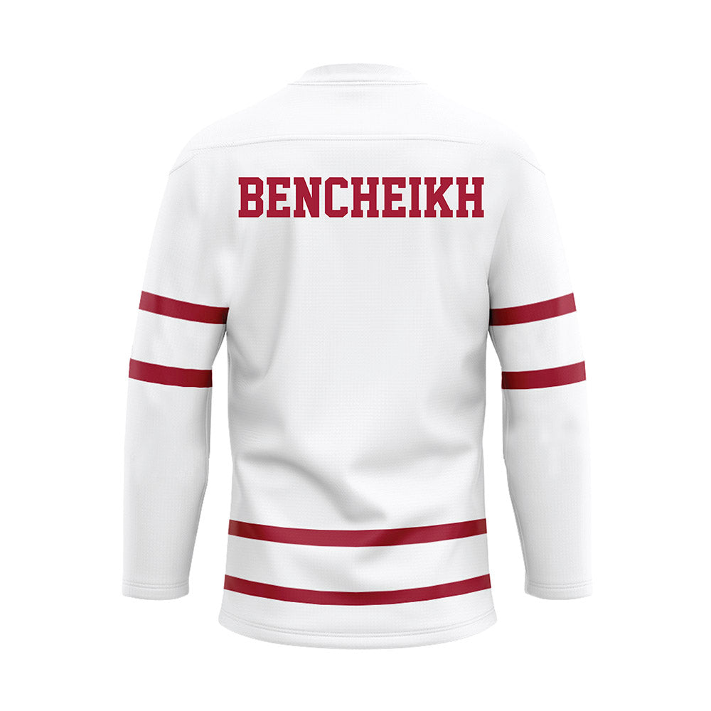 Alabama - NCAA Women's Tennis : Loudmilla Bencheikh - White Hockey Jersey