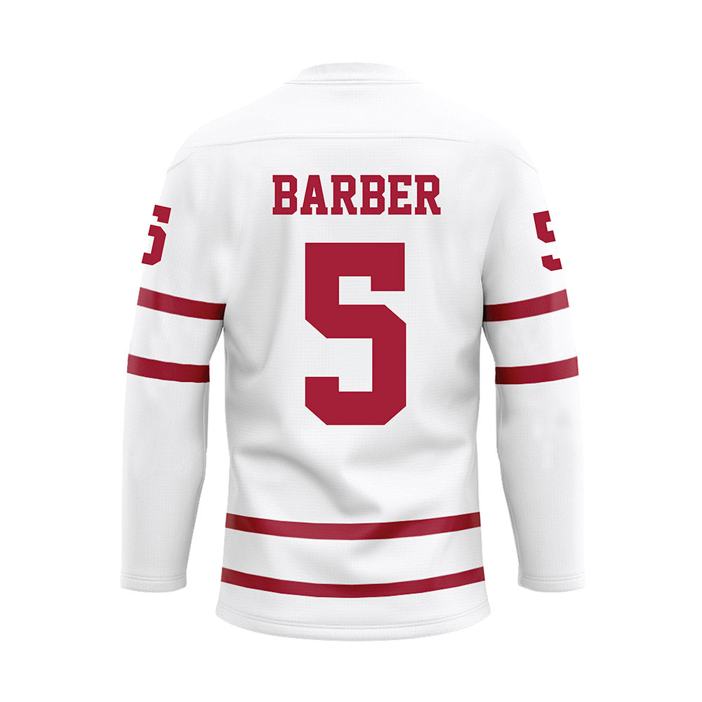 Alabama - Women's Basketball Alumni : Hannah Barber - White Hockey Jersey