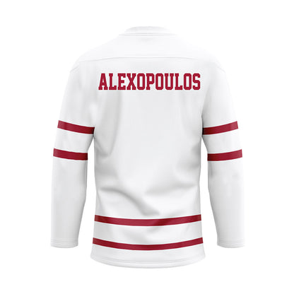 Alabama - NCAA Women's Rowing : Eleanor Alexopoulos - White Hockey Jersey