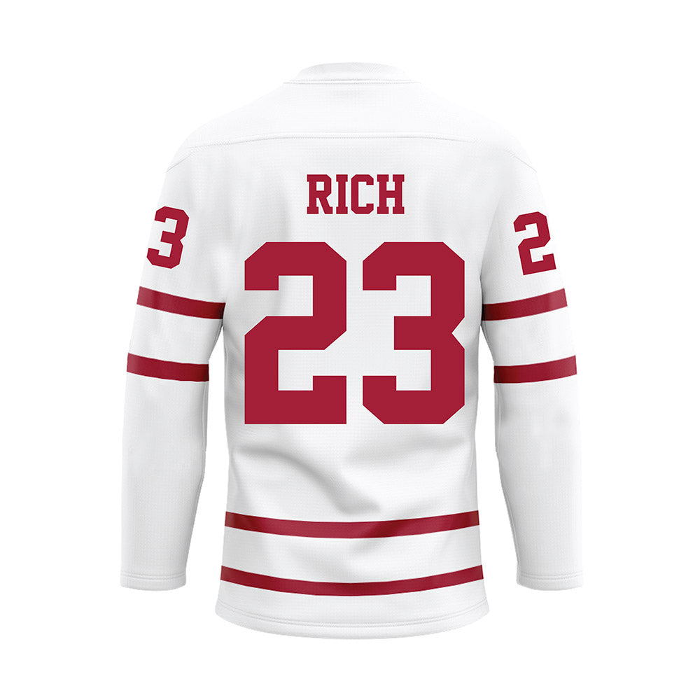 Alabama - Mens Basketball Alumni : Darby Rich - White Hockey Jersey