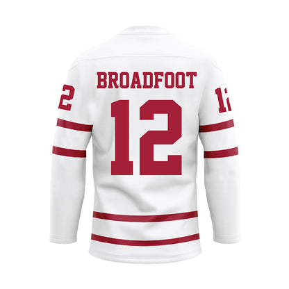 Alabama - Softball Alumni : Emma Broadfoot - White Hockey Jersey